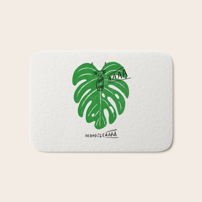 Monstera Bath Mat Gallery Image 1