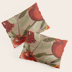 Pomegranate Botanical Art 1 Pillow Sham Gallery Image 3