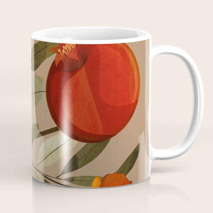 Pomegranate Botanical Art 1 Coffee Mug Gallery Image 1