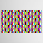 Colourful Geometric Diamonds Pattern No 1 Multicolors Tablecloth Gallery Image 2
