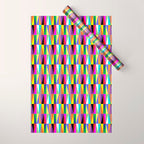 Colourful Geometric Diamonds Pattern No 1 Multicolors Wrapping Paper Gallery Image 1