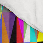 Colourful Geometric Diamonds Pattern No 1 Multicolors Comforter Gallery Image 4