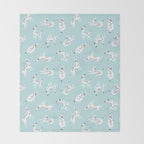 Cute dalmatian Throw Blanket Gallery Image 2