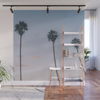 palm trees sunset iv Wall Mural Gallery Image 1