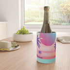 Sunset Palm Trees Vaporwave Aesthetic Wine Chiller Gallery Image 4