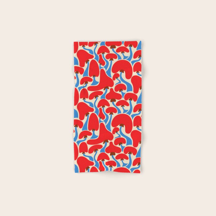 Groovy Mushrooms Bath Towel Gallery Image 1