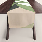 Abstract Art Tropical Leaves 39 Table Runner Gallery Image 1