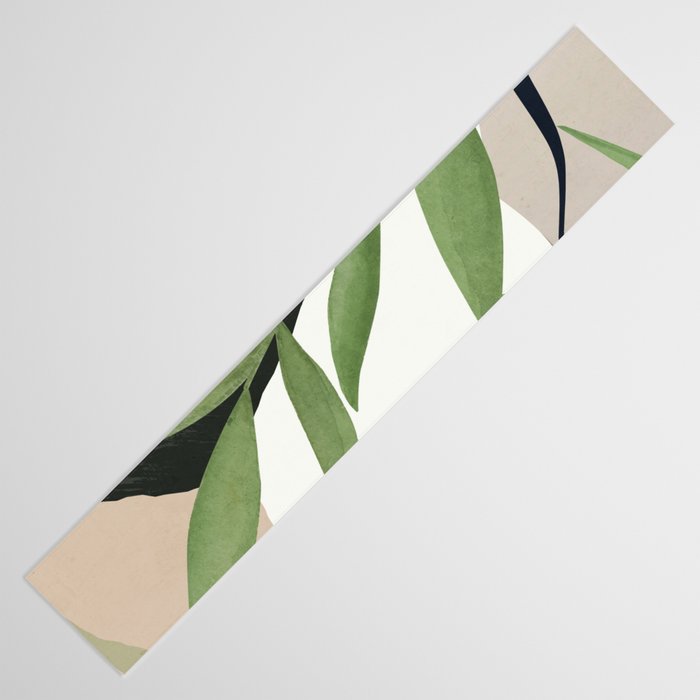 Abstract Art Tropical Leaves 39 Table Runner Gallery Image 3