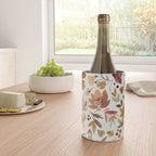 Harvest 2025 Artistic Autumn Floral Leaves Brown Wine Chiller Gallery Image 4
