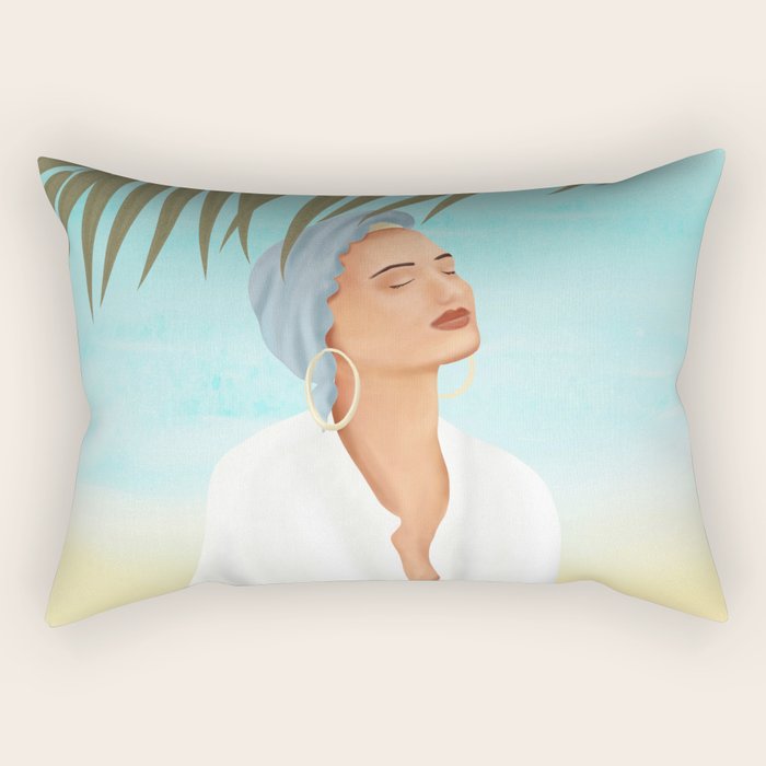 Summertime II Rectangular Pillow Gallery Image 1