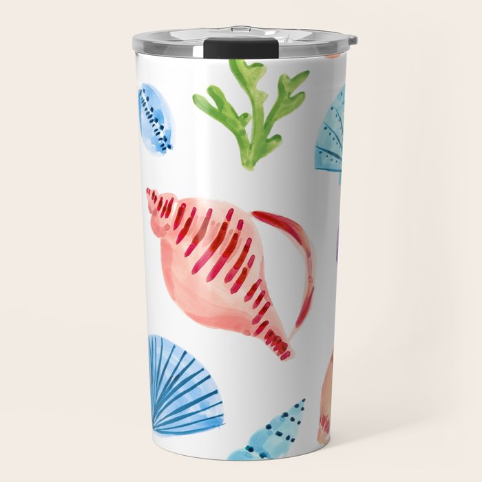 Seashells Travel Mug Gallery Image 1