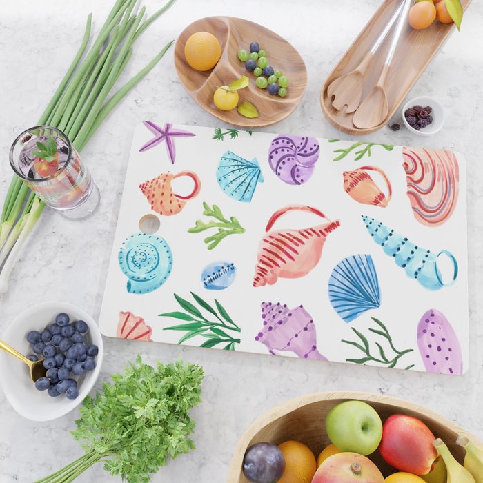 Seashells Cutting Board Gallery Image 2