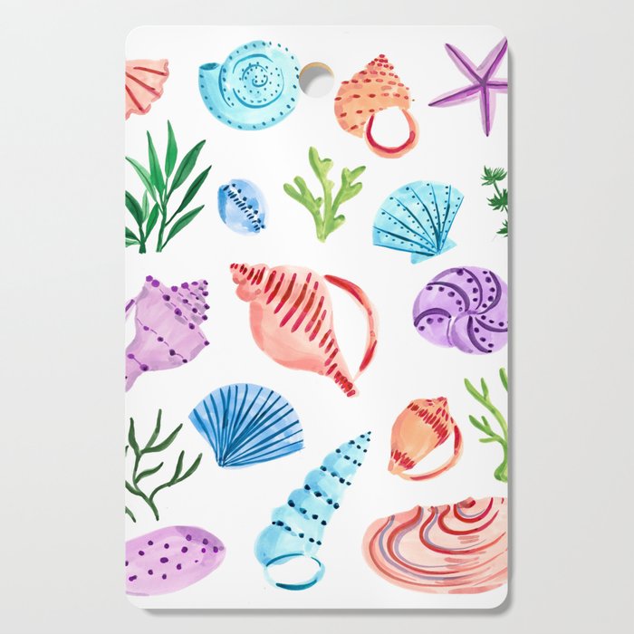 Seashells Cutting Board Gallery Image 1