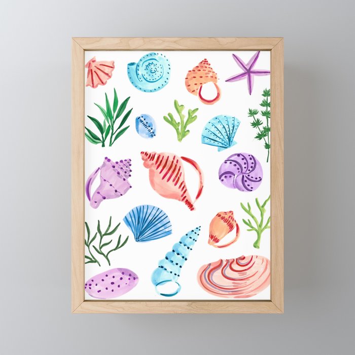 Seashells Mini Art Print Gallery Image 1