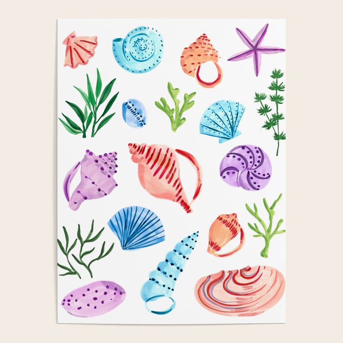 Seashells Poster Gallery Image 1