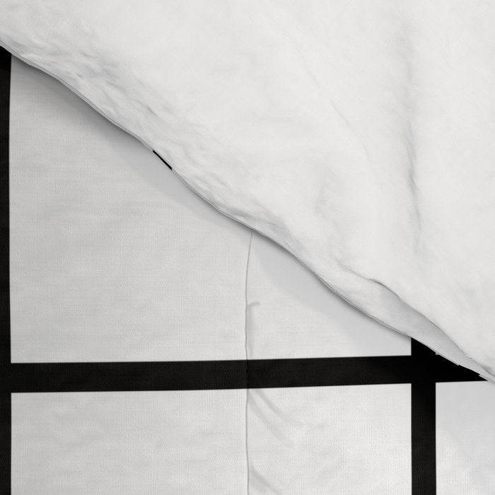 Black and White Grid Comforter Gallery Image 4