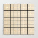 Black and White Grid Wood Wall Art Gallery Image 1