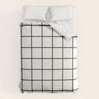 Black and White Grid Comforter Gallery Image 6
