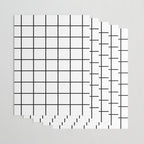 Black and White Grid Wrapping Paper Gallery Image 3