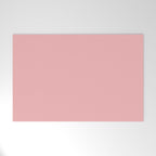 Blush Pink Solid for Pink and Orange Collection Welcome Mat Gallery Image 1