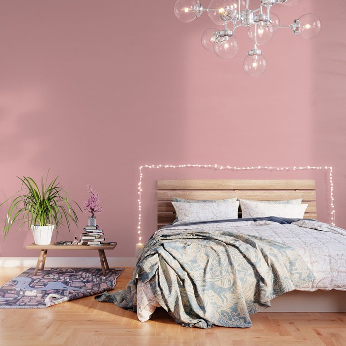 Blush Pink Solid for Pink and Orange Collection Wallpaper Gallery Image 3