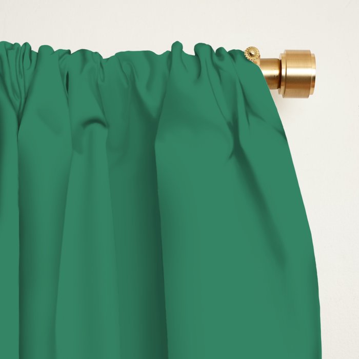GIRL POWER - green Window Curtain Gallery Image 2