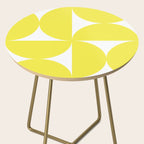 Bold Minimalism CLXXVII Bright Yellow & White Side Table Gallery Image 2