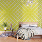 Bold Minimalism CLXXVII Bright Yellow & White Wallpaper Gallery Image 3