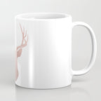 Reindeer - rose gold Coffee Mug Gallery Image 1