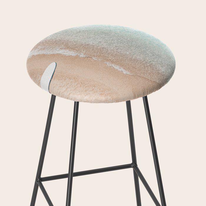 Surfer Print, Surfing Beach Print, Beach Print, Aerial Beach Surfboard Wall Art Print, Beach Photography, Summer Vibes, Minimalism Art Print Stool Gallery Image 2