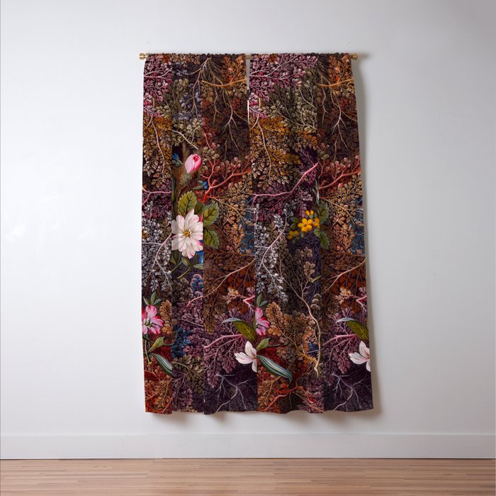 Gothic Floral Antique Textile Design 1788 William Kilburn Window Curtain Gallery Image 3