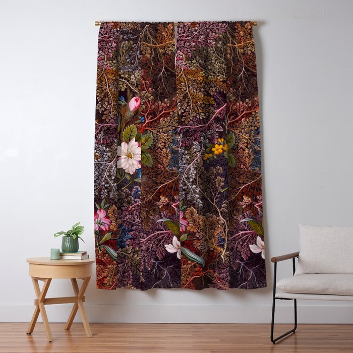 Gothic Floral Antique Textile Design 1788 William Kilburn Window Curtain Gallery Image 5