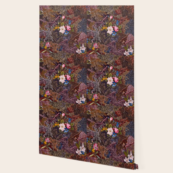 Gothic Floral Antique Textile Design 1788 William Kilburn Wallpaper Gallery Image 2