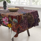 Gothic Floral Antique Textile Design 1788 William Kilburn Tablecloth Gallery Image 3