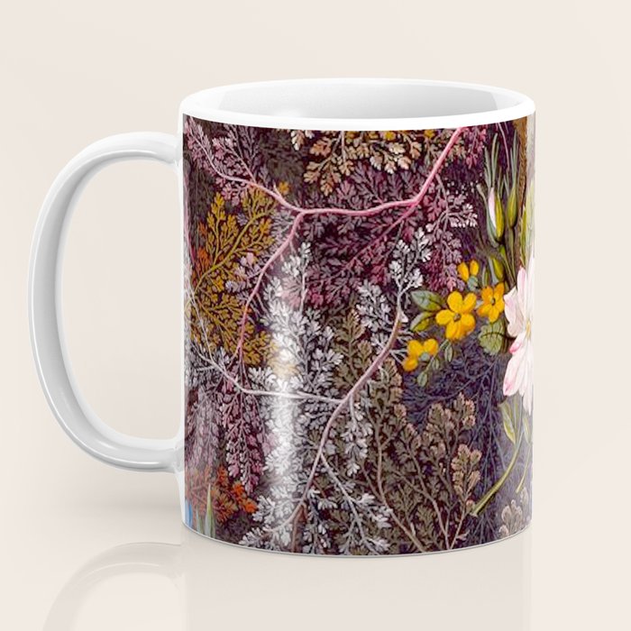Gothic Floral Antique Textile Design 1788 William Kilburn Coffee Mug Gallery Image 3