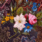 Gothic Floral Antique Textile Design 1788 William Kilburn Coffee Mug Gallery Image 2