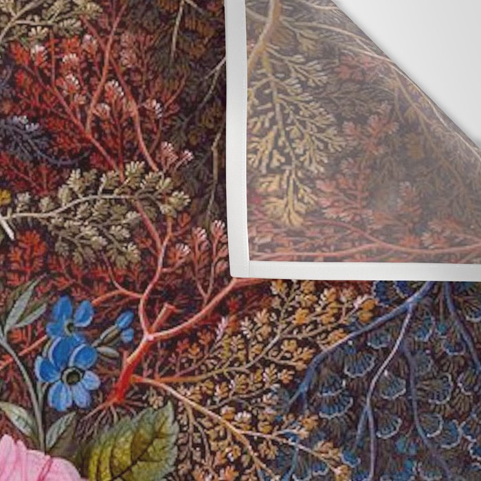 Gothic Floral Antique Textile Design 1788 William Kilburn Wall Tapestry Gallery Image 3
