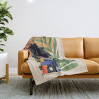 Tropical Peace 2 Throw Blanket Gallery Image 1
