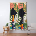 Tropical Peace 2 Window Curtain Gallery Image 5