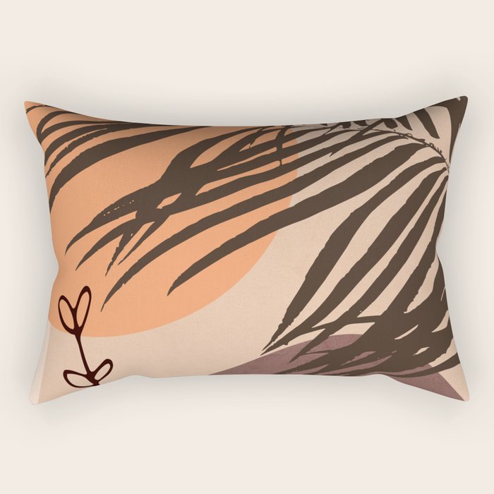 Abstract Plant 01 Rectangular Pillow Gallery Image 1