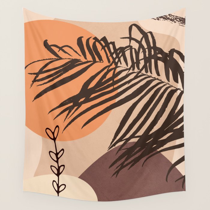 Abstract Plant 01 Wall Tapestry Gallery Image 4