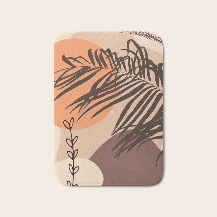 Abstract Plant 01 Bath Mat Gallery Image 1