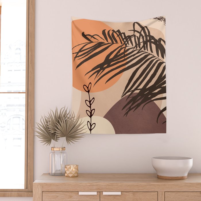 Abstract Plant 01 Wall Tapestry Gallery Image 2