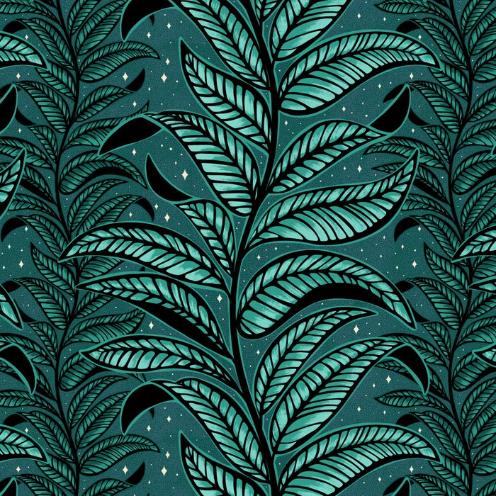 Magic Jungle Vine - green Coffee Mug Gallery Image 2