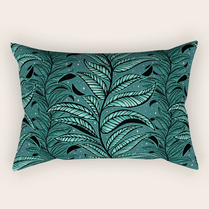 Magic Jungle Vine - green Rectangular Pillow Gallery Image 2
