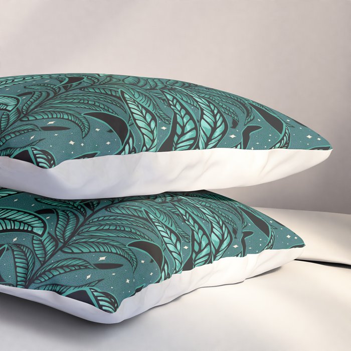 Magic Jungle Vine - green Pillow Sham Gallery Image 3