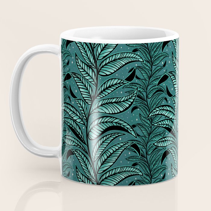 Magic Jungle Vine - green Coffee Mug Gallery Image 3