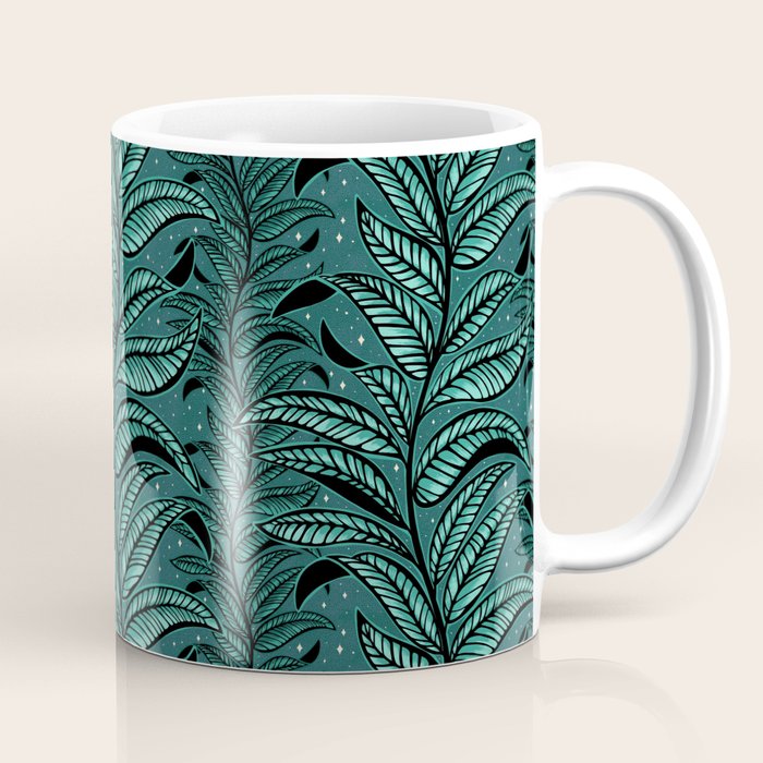 Magic Jungle Vine - green Coffee Mug Gallery Image 1