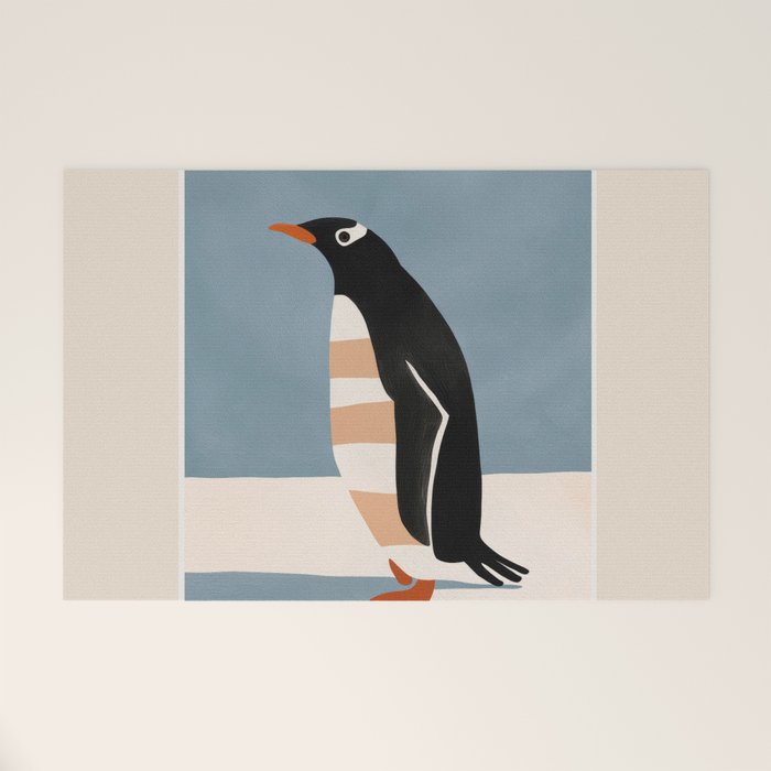 Penguin on Ice Welcome Mat Gallery Image 1