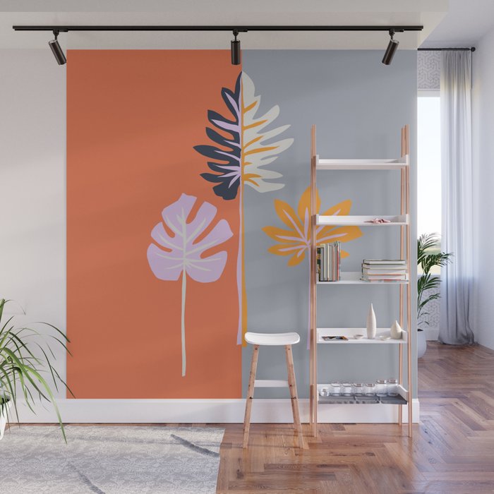 Double-sided leaves Wall Mural Gallery Image 1